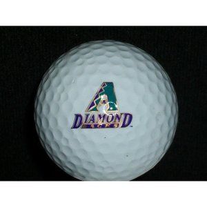 White Arizona Diamondbacks Teal Purple Baseball DBacks MLB Golf Ball